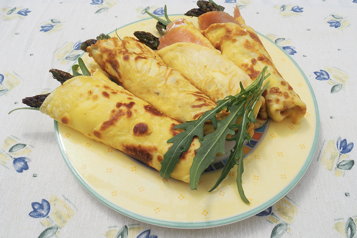 Spargel-pfannkuchen